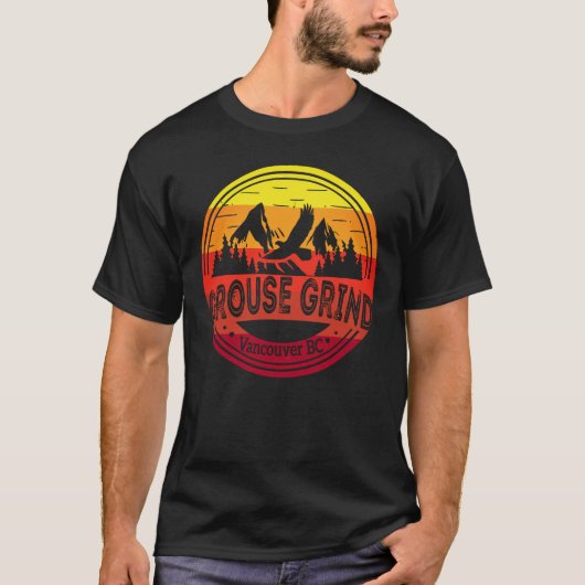 Grouse Grind Vancouver BC Canada Hik Trail Moun T-shirt (Voorkant)