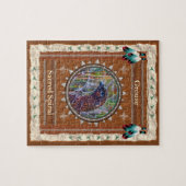 Grouse - Sacred Spiral Jigzaag Puzzle w/ Gift Box Legpuzzel (Horizontaal)