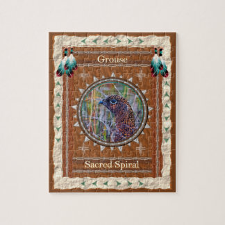 Grouse - Sacred Spiral Jigzaag Puzzle w/ Gift Box Legpuzzel