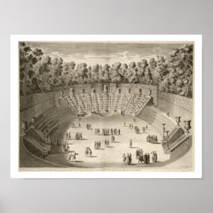 Grove of the Salle du Bal, Versailles, uit 'Les P Poster