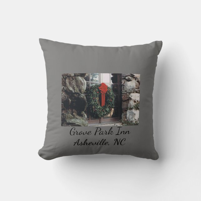 Grove Park in Pillow met kerstontwerp Kussen (Voorkant)
