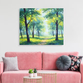 Grove Trail Canvas Afdruk (Insitu (Woonkamer))
