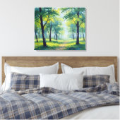 Grove Trail Canvas Afdruk (Insitu (Slaapkamer))