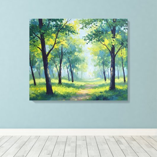 Grove Trail Canvas Afdruk (Insitu (Houten vloer))