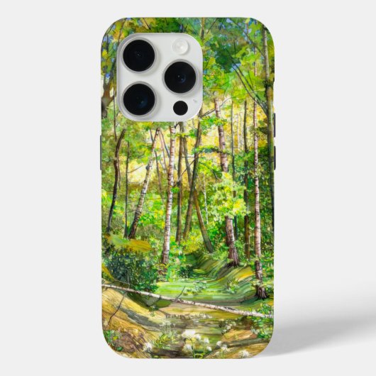 grove waterverf Case-Mate iPhone case (Achterkant)