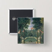 Groven van Versailles Vierkante Button 5,1 Cm (Voorkant /achterkant)