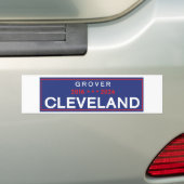 Grover Cleveland 2024 Bumpersticker (Op auto)