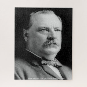 Grover Cleveland 24e president van Amerika. Legpuzzel