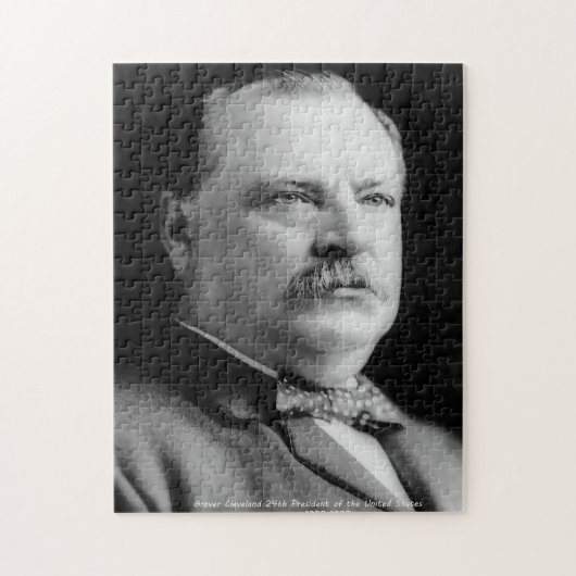 Grover Cleveland en 22e President van Amerika. Legpuzzel (Verticaal)
