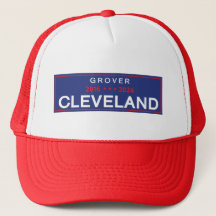 Grover Cleveland Trucker Hoed - rechthoek