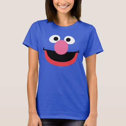 Grover Face Art T-shirt (Voorkant)