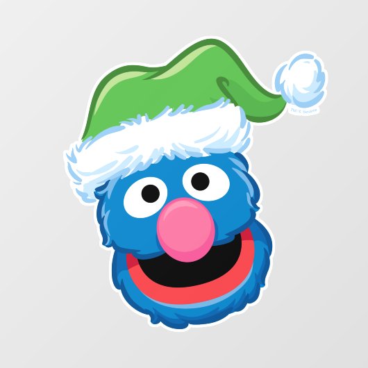 Grover First Kerstfeestdag Raamsticker (Vel)