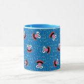 Grover Furry Face Pattern Mok (Midden)