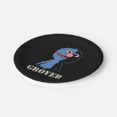 Grover Half Papieren Bordje (Gekanteld)