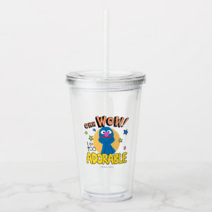 Grover Ik ben te Schattig Acryl Drinkbeker