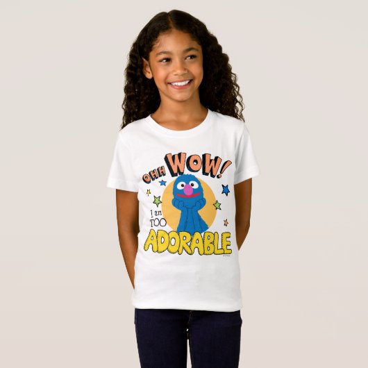 Grover | Ik ben te Schattig T-shirt (Voorkant volledig)