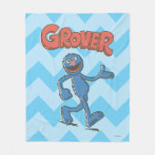 Grover Kind 2 Fleece Deken (Voorkant)
