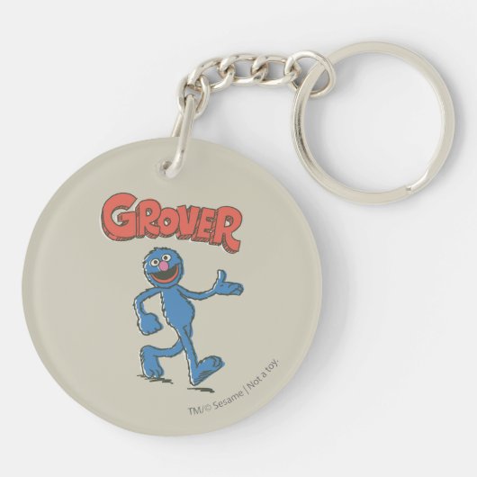 Grover Kind 2 Sleutelhanger (Achterkant)