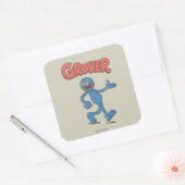 Grover  Kind 2 Vierkante Sticker (Envelop)