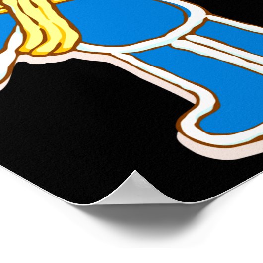 Grover Reindeer Poster (Hoek)