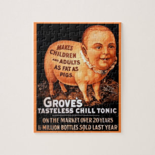 Groves Tonic maakt kinderen en volwassenen vet als Legpuzzel