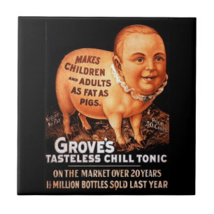 Groves Tonic maakt kinderen en volwassenen vet als Tegeltje