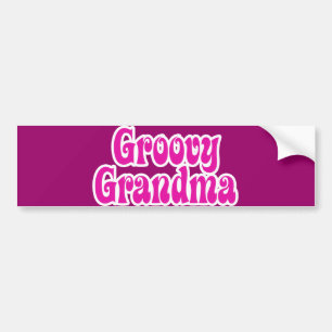 Grovy Grandma Bumpersticker