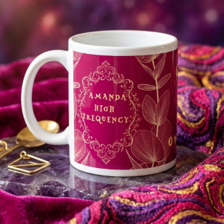Grow At Your Own Pace Botanical High Frequency Mug Extra Grote Beker