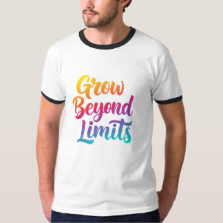 Grow Beyond Limits beroemd gemaakt door Unisex Mot T-shirt