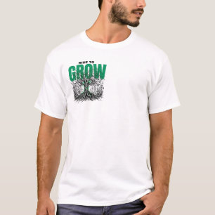 GROW Boom Des Levens   Natuur Grafisch    Spiritue T-shirt