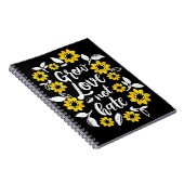 Grow Love Note Hate Carnet (Côté Droit)