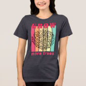 grow more trees Tri-Blend shirt (Voorkant)
