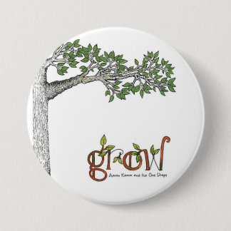 Grow Pin Ronde Button 7,6 Cm