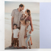 Grow samen de Aangepaste Valentijn van de Foto Drieluik Wenskaart (Binnenzijde eerst)