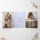 Grow samen de Aangepaste Valentijn van de Foto Drieluik Wenskaart (Binnen)