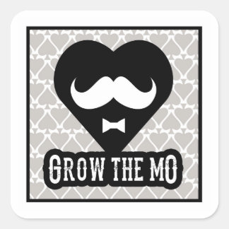 Grow The Mo - Stickers - Hearts Edition