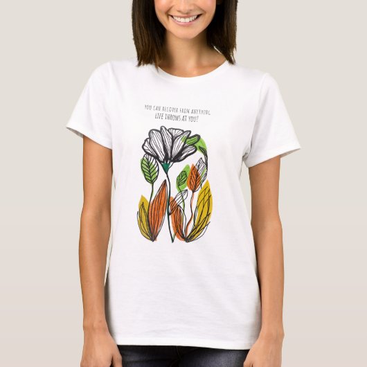 "Grow Through What You Go Through" T-shirt (Voorkant)