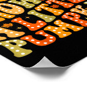 Growing A Little Pumpkin Fall Autumn Pregnancy Tha Poster (Hoek)