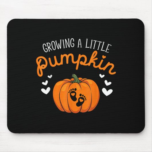 Growing A-little Pumpkin Halloween Pregnancy Annou Muismat (Voorkant)