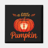 Growing A Little Pumpkin Maternity Pregnancy Thank Magneet (Voorkant)