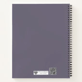 Growing Gradient Symbol | From Seed to Leaf Line Notitieboek (Achterkant)