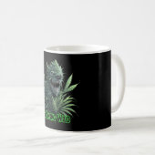"Growing wild" koel onkruid plant ontwerp voor pri Koffiemok (Voorkant rechts)