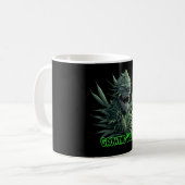 "Growing wild" koel onkruid plant ontwerp voor pri Koffiemok (Voorkant links)