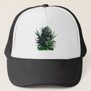 "Growing wild" koel onkruid plant ontwerp voor pri Trucker Pet