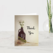 Growler Hops Daisies Brewery Wedding Bedankt (Voorkant)