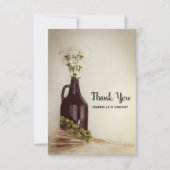 Growler Hops Daisies Brewery Wedding Bedankt (Voorkant)