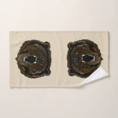 Growling Grizzly Beer Bad Handdoek (Handdoek)