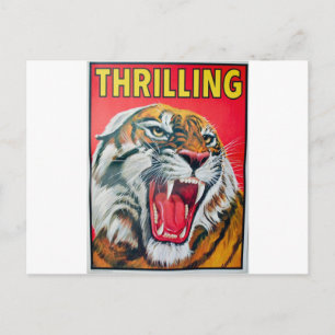 Growling Tiger Briefkaart