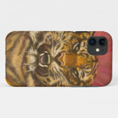 Growling Tiger portret closeup Case-Mate iPhone Case (Achterkant (horizontaal))