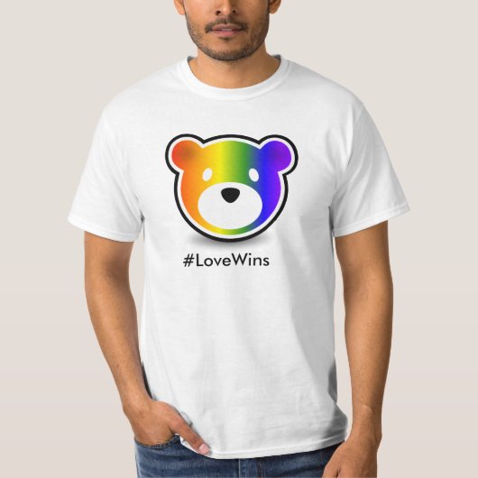 GROWLr #LoveWins Light T-shirt (Voorkant)